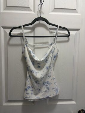 Garage Backless Cowl Neck Top